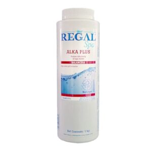 A bottle of regal alka plus is shown.