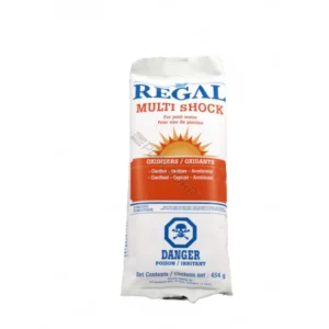 A bag of regal multi shock sunscreen.