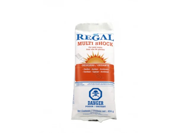 A bag of regal multi shock sunscreen.