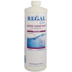 A bottle of regal super clear plus