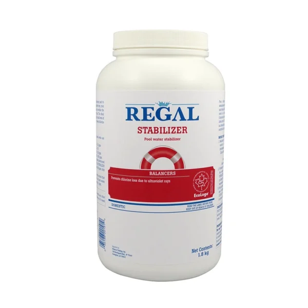 A large bottle of regal stabilizer.